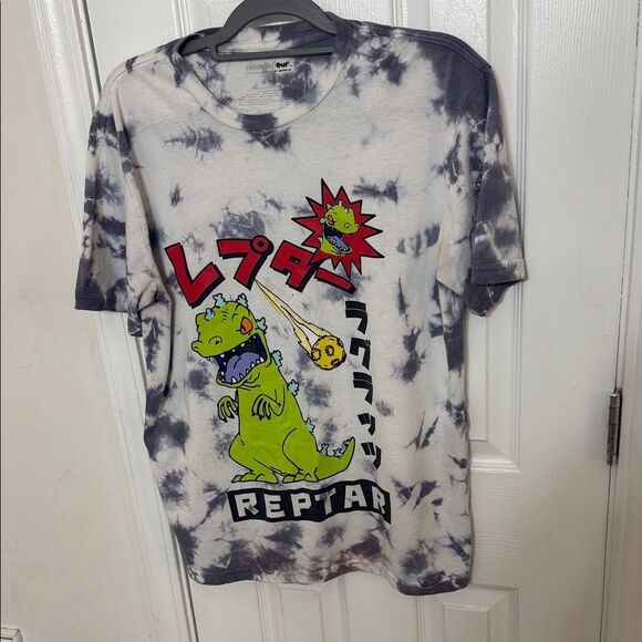 Nickelodeon Tie-Dye T-Shirt with Green Reptar Graphic - Picture 2 of 4